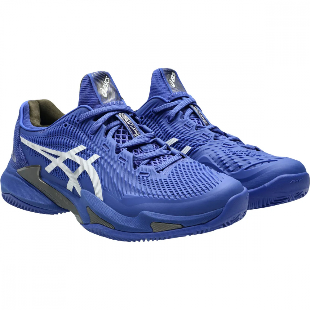 Asics Court FF 3 Clay Incaltaminte Tenis Zgura Barbati Albastru, Alb, Negru [3]