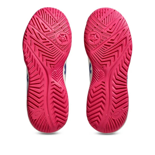 Asics Gel-Dedicate 8 All Court Incaltaminte Tenis Femei Alb, Roz berry, Albastru [4]