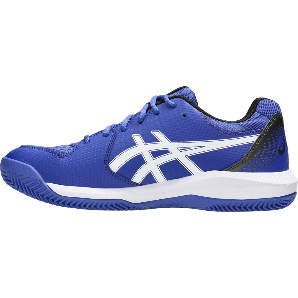 Asics Gel-Dedicate 8 Clay Incaltaminte Tenis Zgura Barbati Albastru, Alb, Negru [2]