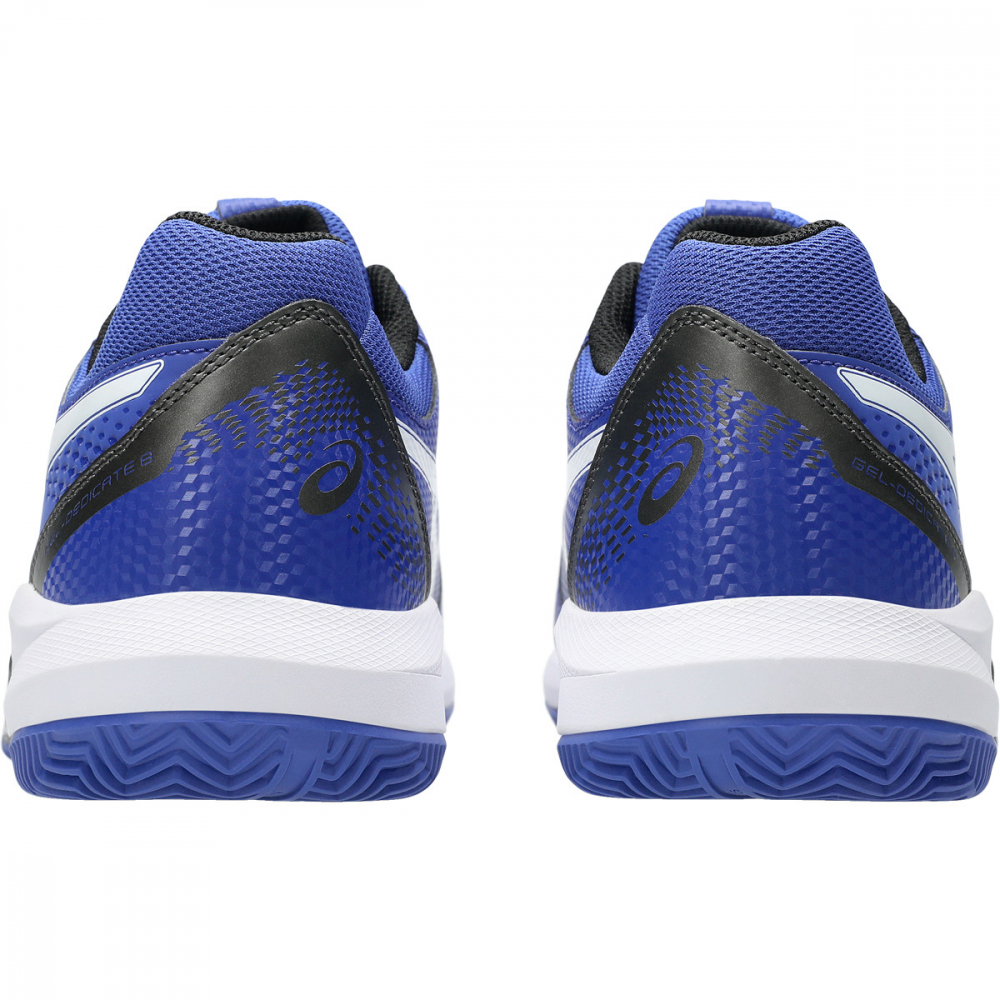 Asics Gel-Dedicate 8 Clay Incaltaminte Tenis Zgura Barbati Albastru, Alb, Negru [7]