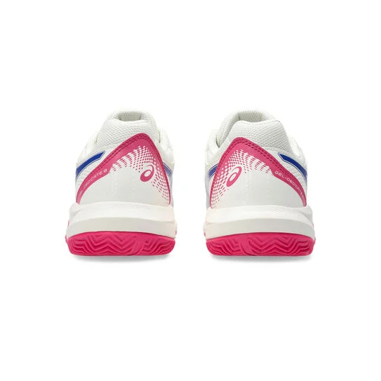 Asics Gel-Dedicate 8 Clay Incaltaminte Tenis Zgura Femei Alb, Roz berry, Albastru [5]