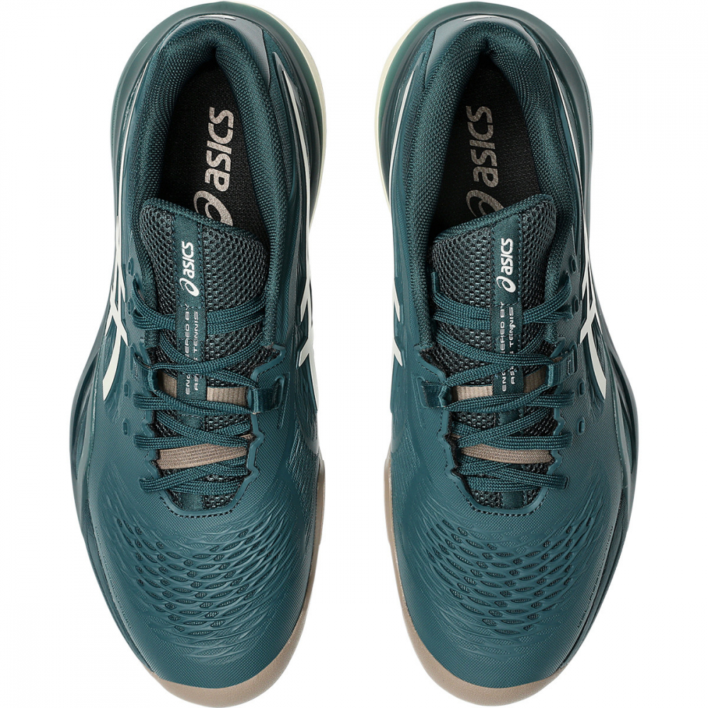 Asics Gel-Resolution X All Court Incaltaminte Tenis Barbati Verde inchis, Verde deschis, Bej [5]