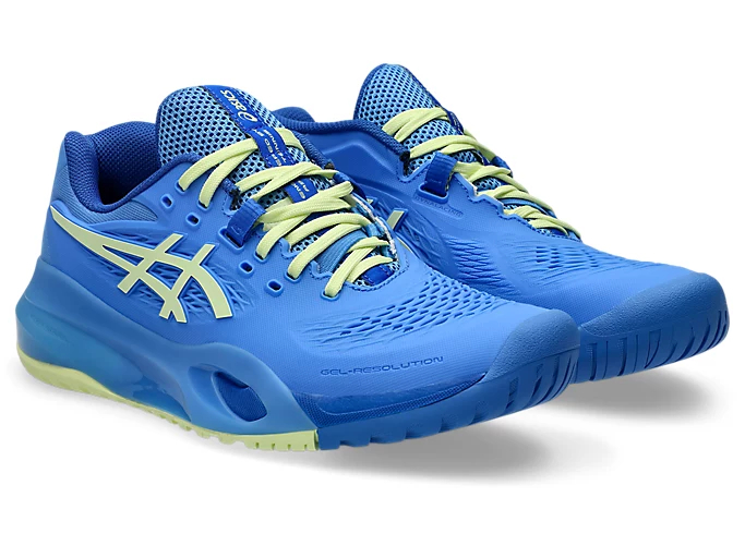 Asics Gel-Resolution X All Court Incaltaminte Tenis Femei Albastru, Verde lime [3]