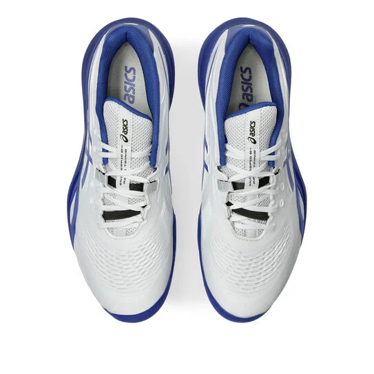 Asics Gel-Resolution X Clay Incaltaminte Tenis Zgura Barbati Alb, Albastru, Negru [3]