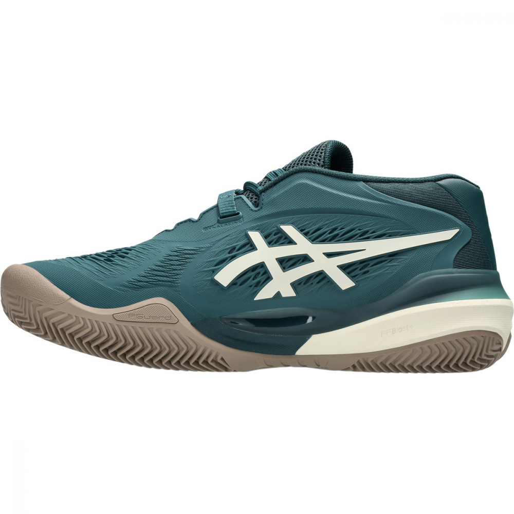 Asics Gel-Resolution X Clay Incaltaminte Tenis Zgura Barbati Verde inchis, Verde deschis, Bej [2]