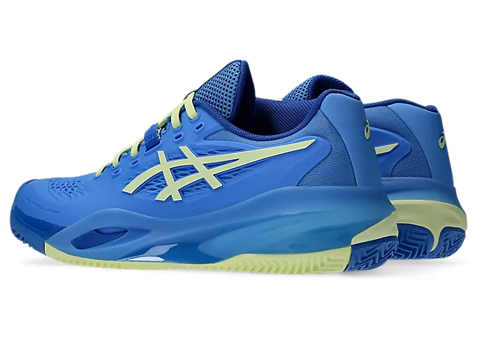 Asics Gel-Resolution X Clay Incaltaminte Tenis Zgura Femei Albastru, Verde lime [4]