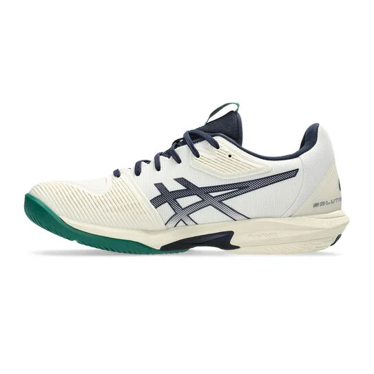 Asics Solution Speed FF 3 All Court Incaltaminte Tenis Barbati Crem, Bleumarin, Verde [2]