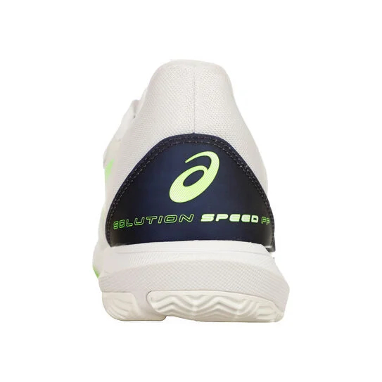 Asics Solution Speed FF 3 Clay Incaltaminte Tenis Zgura Barbati Alb, Verde neon, Bleumarin [5]