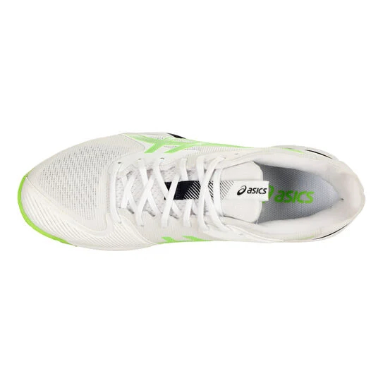 Asics Solution Speed FF 3 Clay Incaltaminte Tenis Zgura Barbati Alb, Verde neon, Bleumarin [3]