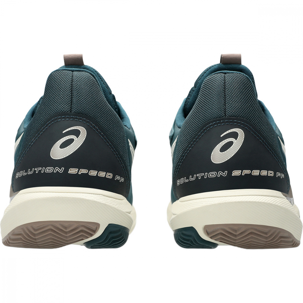 Asics Solution Speed FF 3 Clay Incaltaminte Tenis Zgura Barbati Verde inchis, Bej, Crem [7]