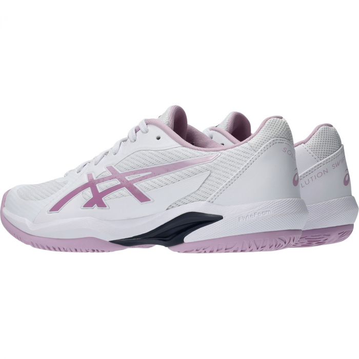Asics Solution Swift FF All Court Incaltaminte Tenis Femei Alb, Violet, Bleumarin [4]