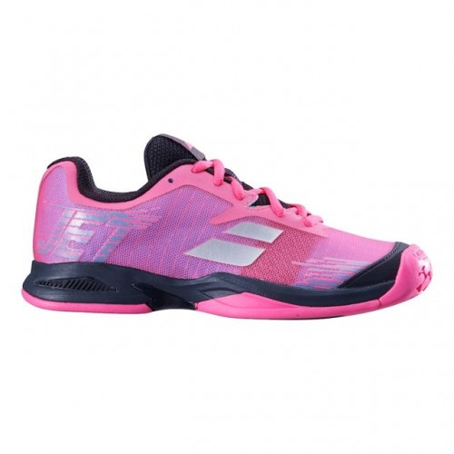 Babolat - Jet All Court Jr. Incaltaminte Tenis Fete Roz/Negru/Argintiu [2]