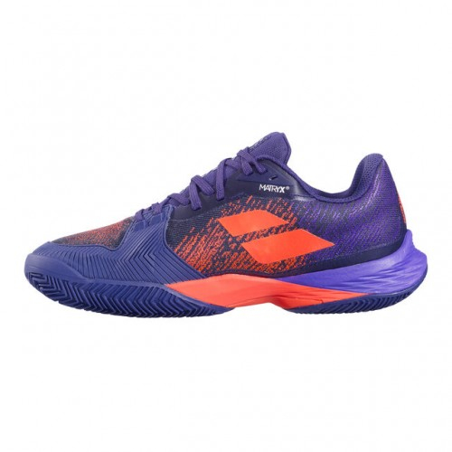 Babolat Jet Mach 3 Incaltaminte tenis pentru Barbati de Zgura Albastru Coral [2]