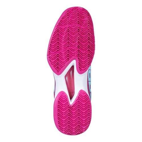 Babolat - Jet Mach I Clay Incaltaminte Tenis Zgura Femei Roz/Violet/Albastru deschis/Alb [4]