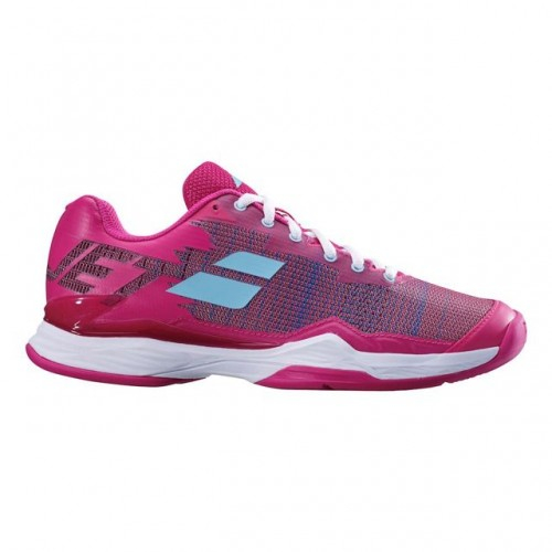 Babolat - Jet Mach I Clay Incaltaminte Tenis Zgura Femei Roz/Violet/Albastru deschis/Alb [2]