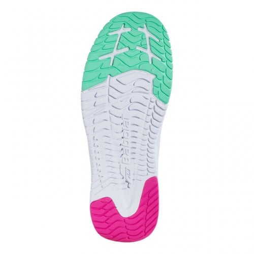 Babolat - Pulsion 2 All Court Incaltaminte Tenis Jr. Fete Alb/Gri/Roz/Verde Mint [3]