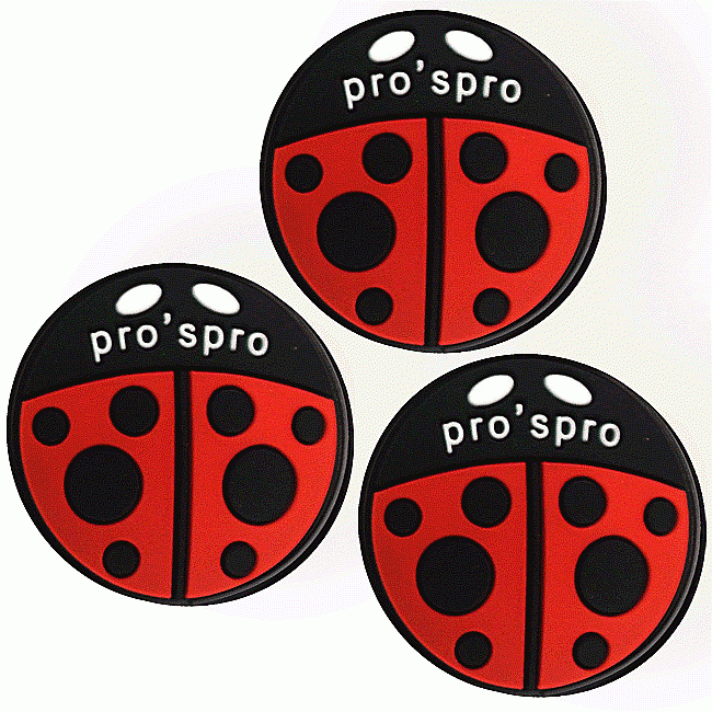 Pros Pro Vibra Stop Buburuză Set 3 Buc. Antivibratoare Tenis [1]