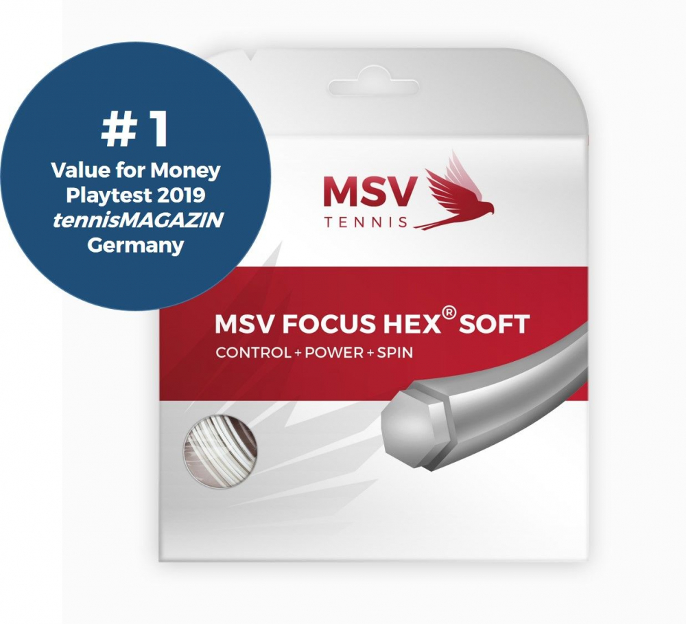 MSV Focus HEX® Soft Racordaj Tenis de Camp 12m [1]