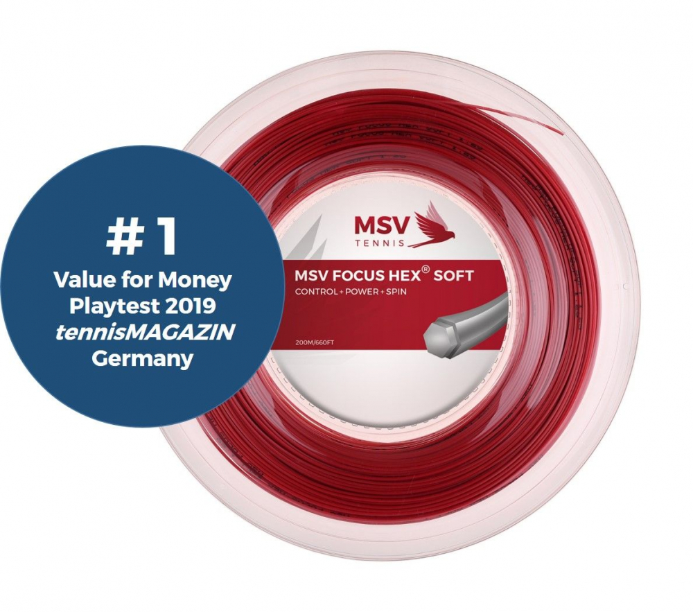 MSV Focus HEX® Soft Racordaj Tenis de Camp 200m [1]