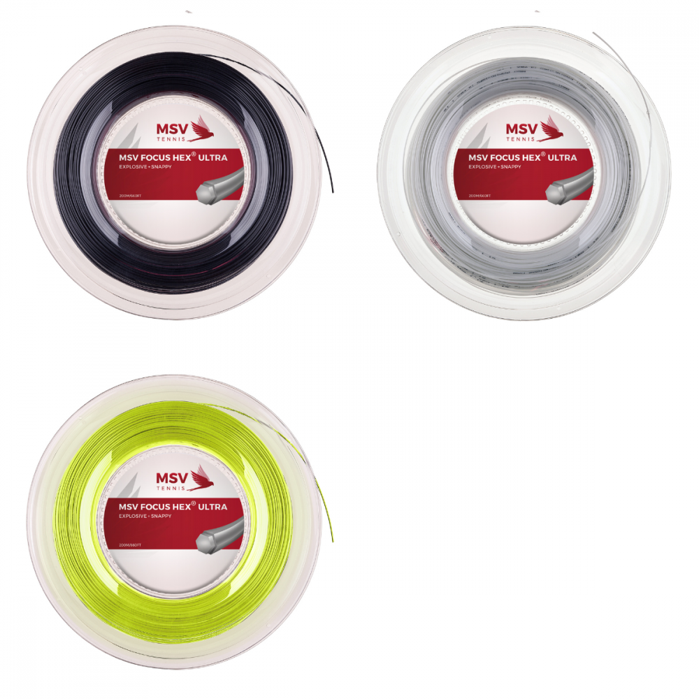 MSV Focus HEX® Ultra Racordaj Tenis de Camp 200m [1]