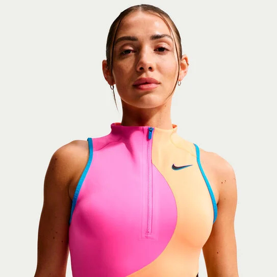 Nike A.O. Court Dri-Fit Slam Rochie Tenis Femei Roz, Multicolor [5]