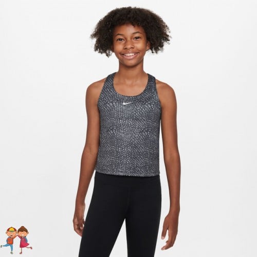 Nike Big Kids Graphic Tank-Top Maieu Tenis Fete (Copii) Negru, Gri, Alb [4]