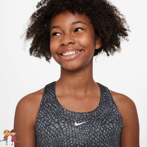 Nike Big Kids Graphic Tank-Top Maieu Tenis Fete (Copii) Negru, Gri, Alb [6]