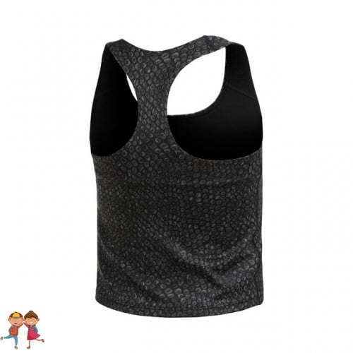 Nike Big Kids Graphic Tank-Top Maieu Tenis Fete (Copii) Negru, Gri, Alb [2]