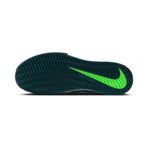 Nike Court Vapor Lite 2 Jr. Clay Incaltaminte Tenis Zgura Unisex Copii Verde petrol, Verde neon, Alb [4]