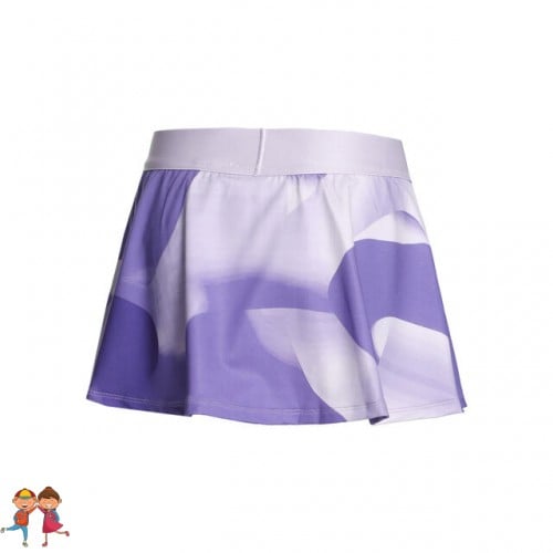Nike Court Victory Dri-Fit Flouncy Printed Rock Fusta Tenis Fete (Copii) Violet inchis, Violet deschis, Negru [2]