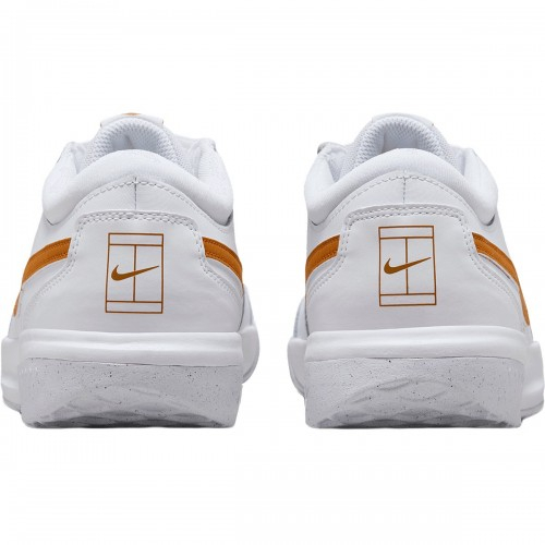 Nike Court Zoom Lite 3 All Court Incaltaminte Tenis Unisex Copii Alb, Portocaliu monarch [4]