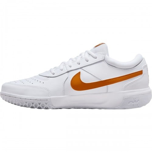 Nike Court Zoom Lite 3 All Court Incaltaminte Tenis Unisex Copii Alb, Portocaliu monarch [2]