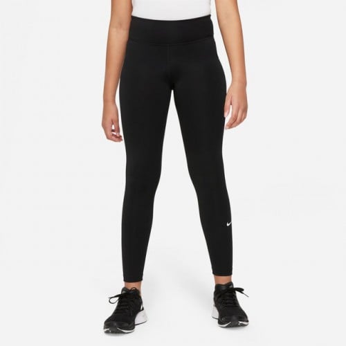 Nike Dri-Fit Big Kids Tight Colanti Sport Fete (Copii) Negru, Alb [3]
