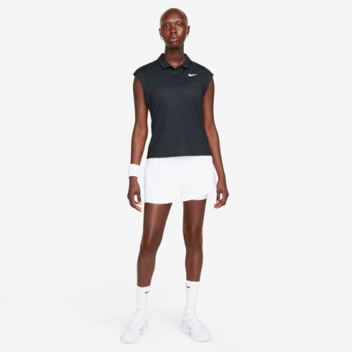 Nike Dri-Fit Court Ballshort Pantaloni Scurti Tenis Femei Alb, Negru [13]