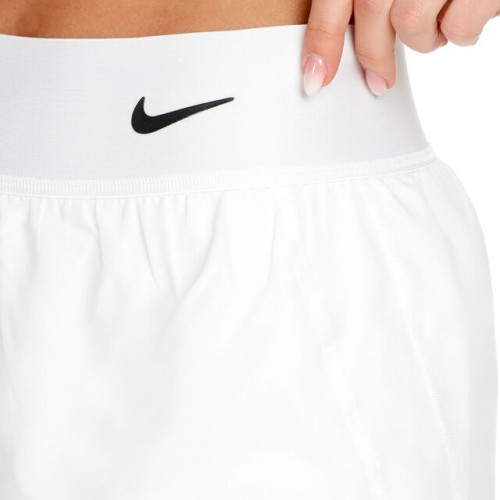Nike Dri-Fit Court Ballshort Pantaloni Scurti Tenis Femei Alb, Negru [6]