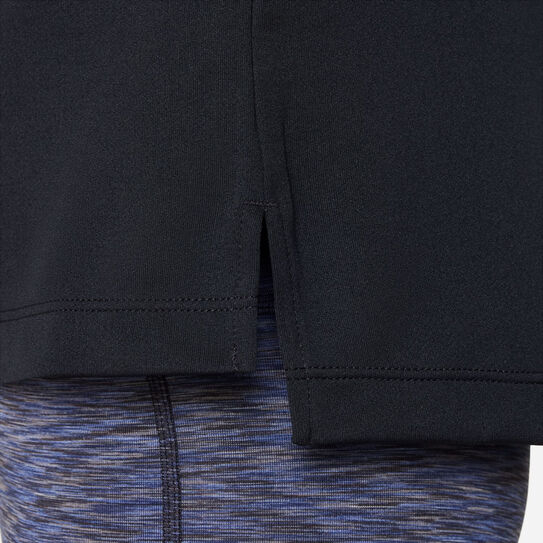 Nike Dri-Fit Half-Zip Longsleeve Bluza Tenis Fete Negru, Alb [9]