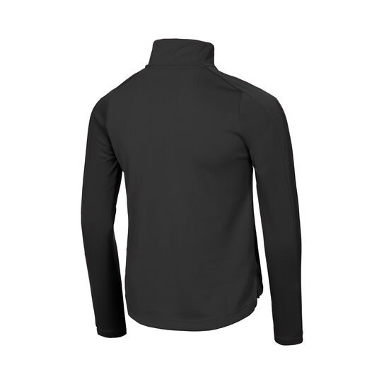 Nike Dri-Fit Half-Zip Longsleeve Bluza Tenis Fete Negru, Alb [2]