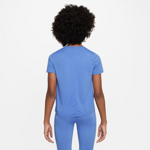 Nike Dri-Fit One Graphic Tee Tricou Tenis Fete (Copii) Albastru, Alb [5]