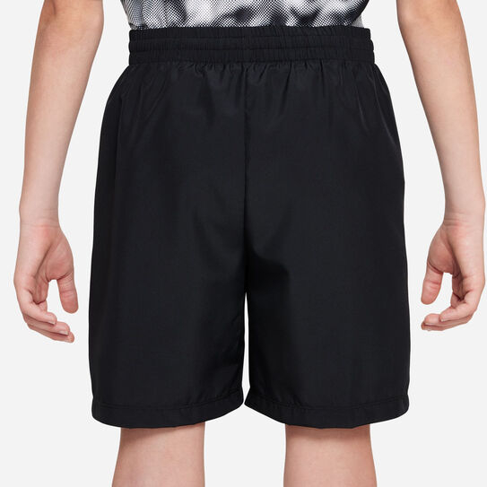 Nike Dri-Fit Short Tenis Baieti Negru, Alb [5]