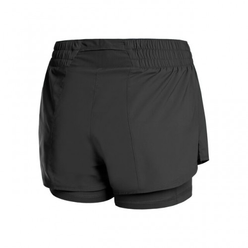 Nike One Dri-Fit Mid-Rise 3 Inch 2in1 Short Pantaloni Scurti Femei Negru, Alb [2]