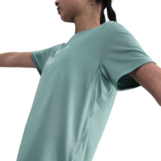 Nike One STD Tee Tricou Tenis Fete Verde, Alb [4]