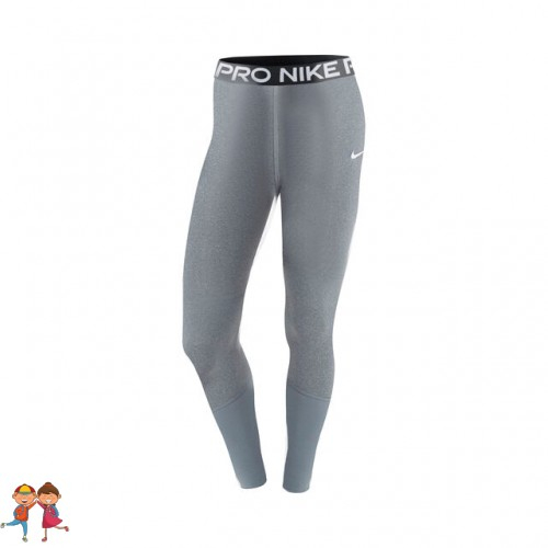 Nike Pro Tight Colanti Sport Fete (Copii) Gri, Alb, Negru [1]