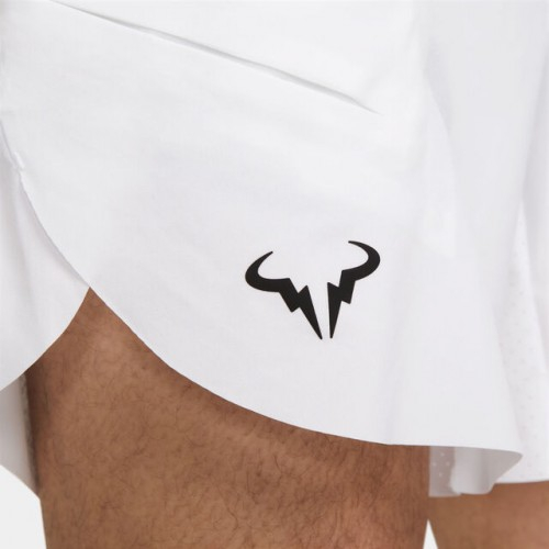 Nike Rafael Nadal Court Advantage Dri-Fit 7 Inch Short Tenis Barbati Alb, Negru [8]
