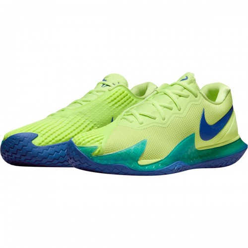 Nike Rafael Nadal Court Zoom Vapor Cage 4 All Court Incaltaminte Tenis Barbati Verde lime, Albastru [3]
