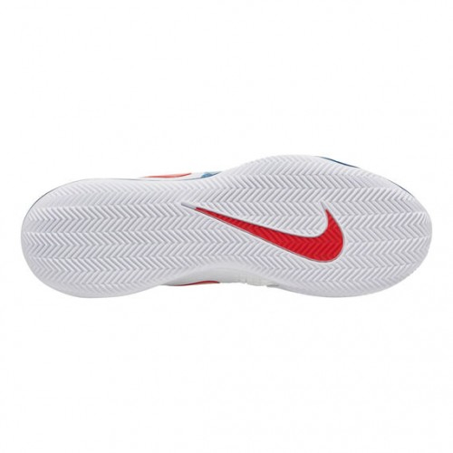 Nike Rafael Nadal Zoom Vapor Cage 4 Clay Incaltaminte Tenis Zgura Barbati Alb, Albastru, Rosu [3]