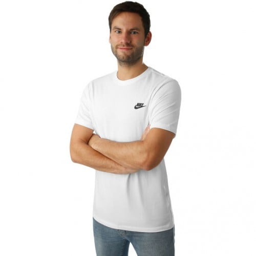 Nike Sportswear Club Tee Tricou Tenis Barbati Alb, Negru [7]