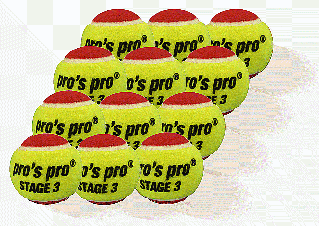 Pros Pro Stage 3 XL Pachet 12 Mingi Tenis de Camp [1]