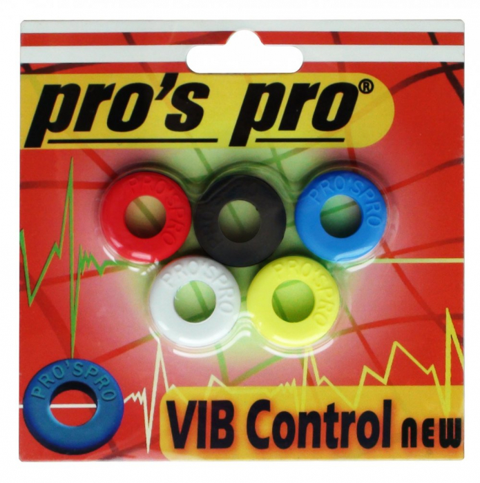 Pros Pro Vib Control Set 5 Buc. Antivibratoare Tenis Multicolor [1]