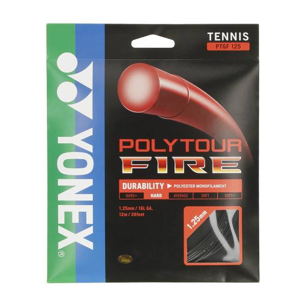 Yonex Poly Tour Fire Racordaj Tenis de Camp 12m [1]