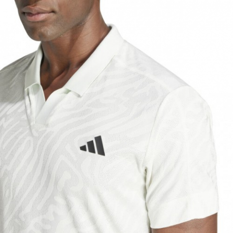 adidas A.O. Pro Airchill FreeLift Polo Tricou Tenis Barbati Crem, Negru [4]